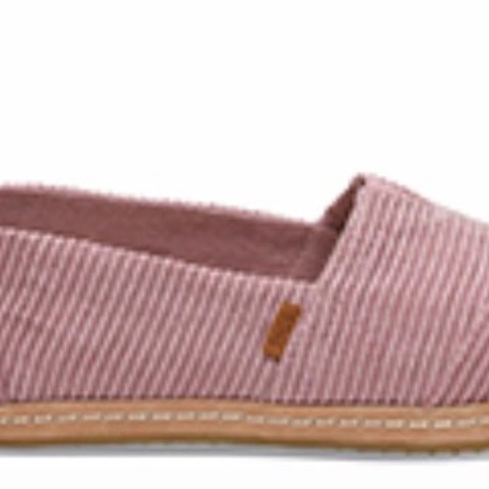 NEW | TOMS Womens Slip On Flats Pink Micro Corduroy Sz 6 - Picture 8 of 13